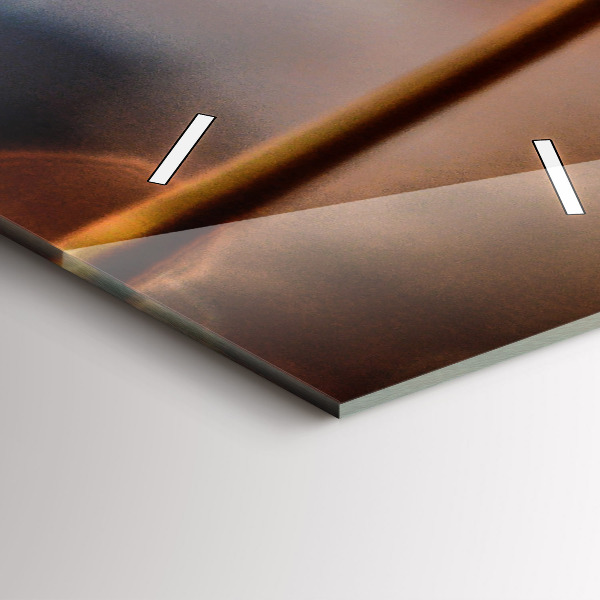 Vertical wall clock Dandelion with dew