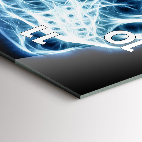 Vertical wall clock Wild lion