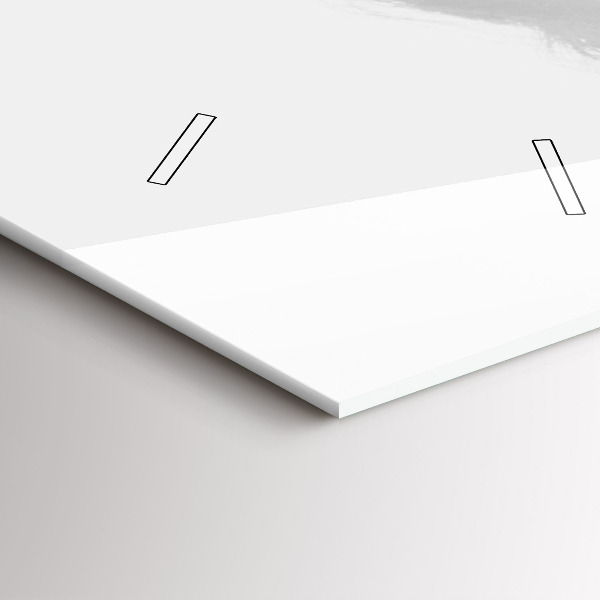 Vertical wall clock Portrait of a woman