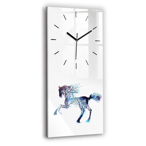 Vertical wall clock Nature of the animal