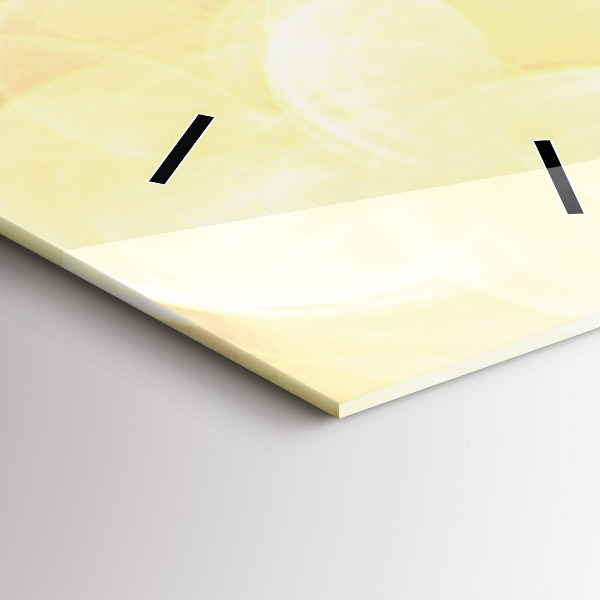 Vertical wall clock Camper on the beach