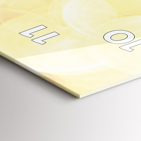 Vertical wall clock Camper on the beach