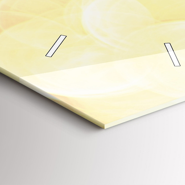 Vertical wall clock Camper on the beach