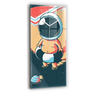 Vertical wall clock Children's imagination