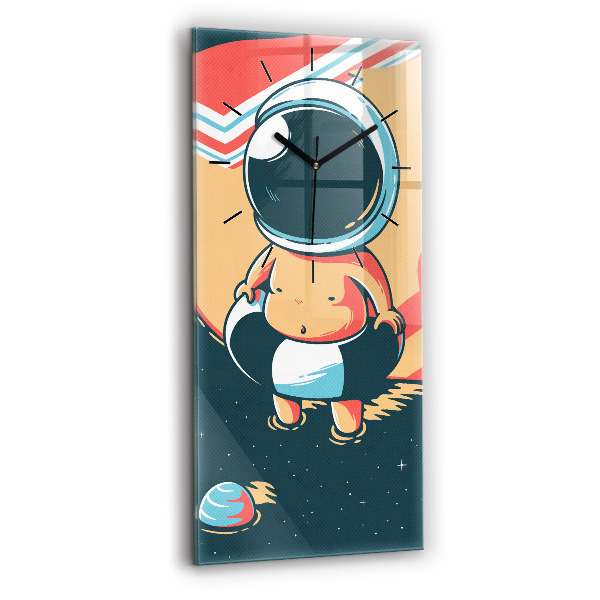 Vertical wall clock Children's imagination