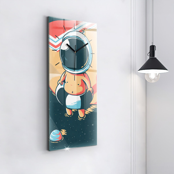 Vertical wall clock Children's imagination