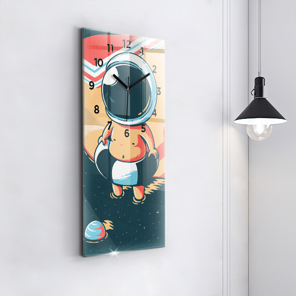 Vertical wall clock Children's imagination