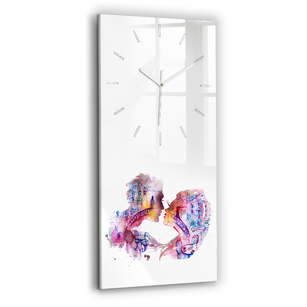 Vertical wall clock Two Bodies One Soul