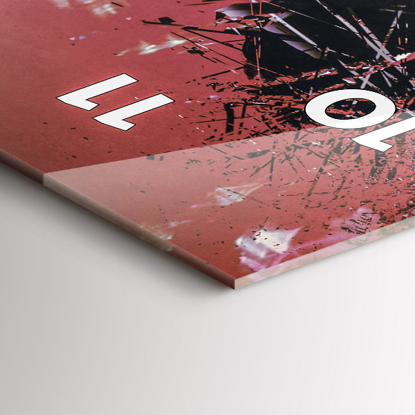 Vertical wall clock Cyberspace