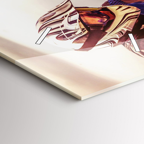 Vertical wall clock Motocross Enduro