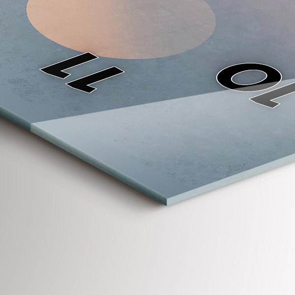 Vertical wall clock Astronauts Milky Way