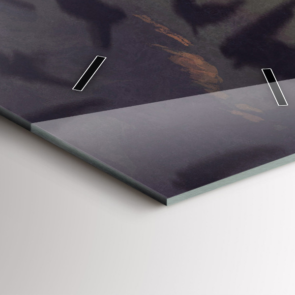 Vertical wall clock Concert on the beach