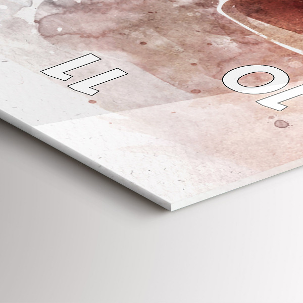 Vertical wall clock Guitar Visualization