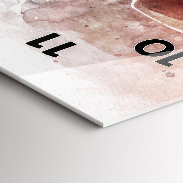 Vertical wall clock Guitar Visualization