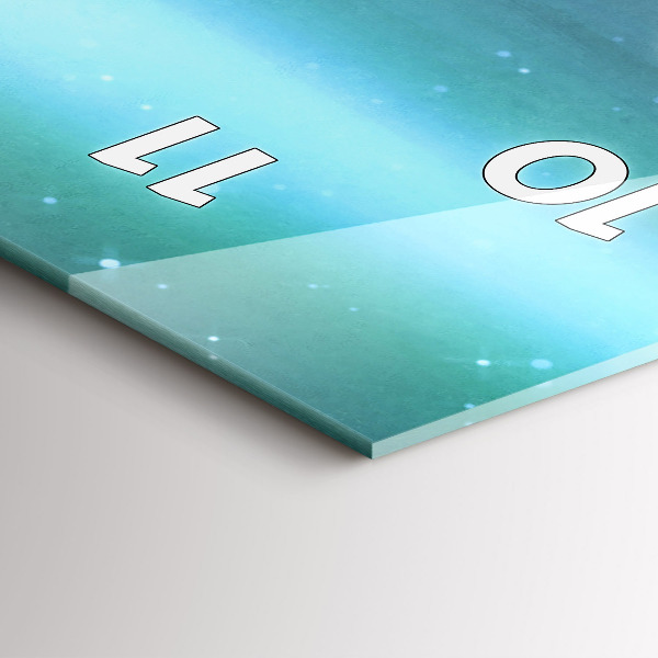 Vertical wall clock Abstraction