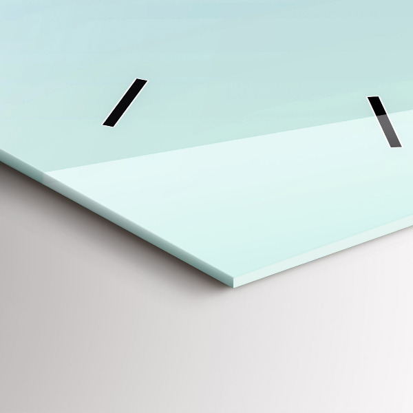 Vertical wall clock Geometric figures