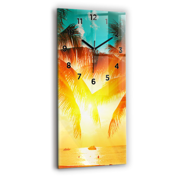Vertical wall clock Holidays Relaxation Summer