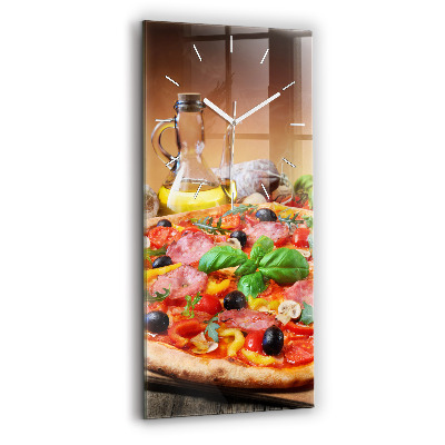 Vertical wall clock The Culinary Heart of Italy