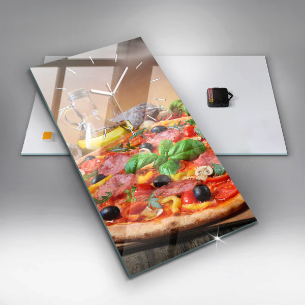 Vertical wall clock The Culinary Heart of Italy