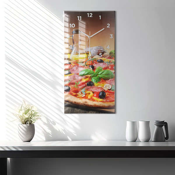 Vertical wall clock The Culinary Heart of Italy