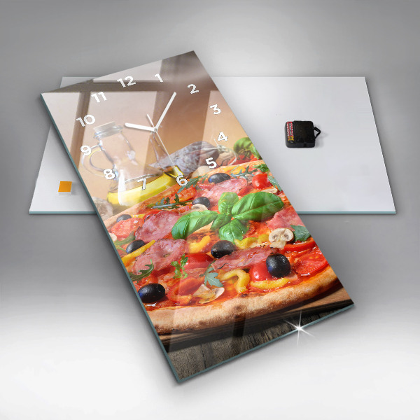 Vertical wall clock The Culinary Heart of Italy