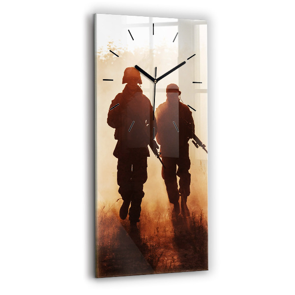 Vertical wall clock United States Marines