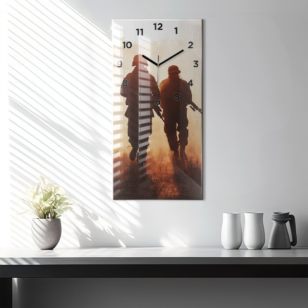 Vertical wall clock United States Marines