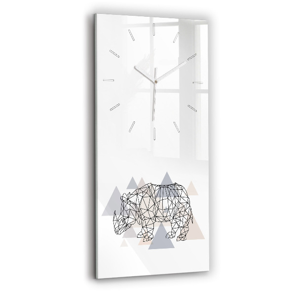 Vertical wall clock Geometric Pattern