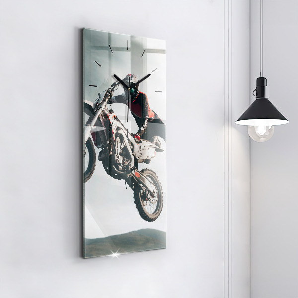 Vertical wall clock Motor Style Adrenaline