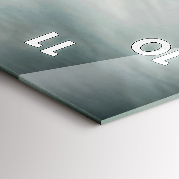 Vertical wall clock Motor Style Adrenaline