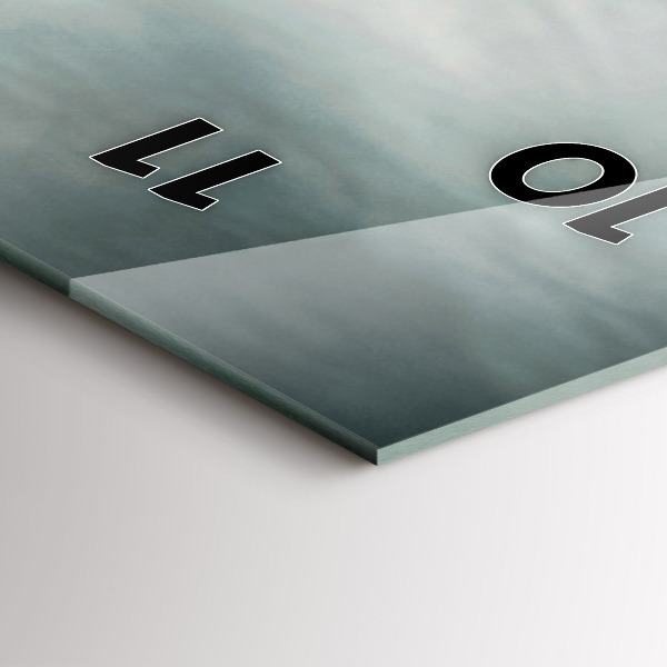 Vertical wall clock Motor Style Adrenaline