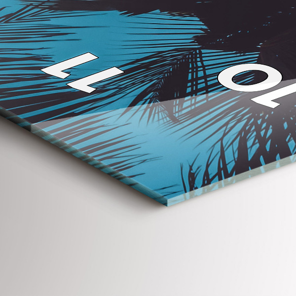 Vertical wall clock Surfing on the beach