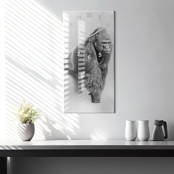 Vertical wall clock Animal Art Collection