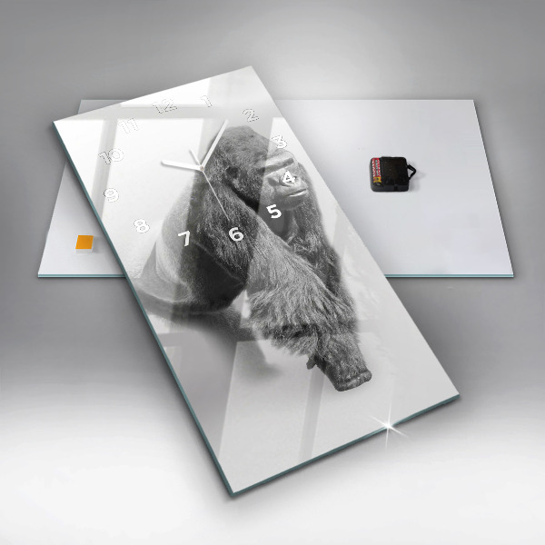 Vertical wall clock Animal Art Collection