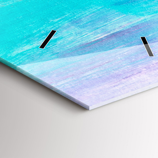 Vertical wall clock Skyscraper abstraction