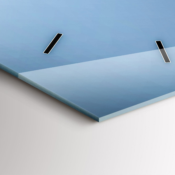 Vertical wall clock Swans in the heart