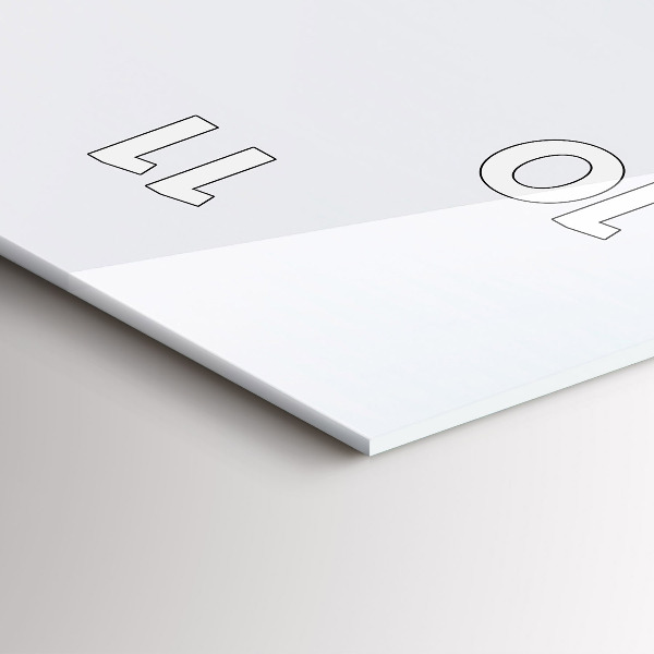 Vertical wall clock Flying Island and Waterfall