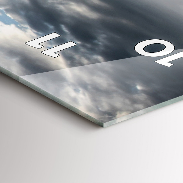 Vertical wall clock Gondola in Venice