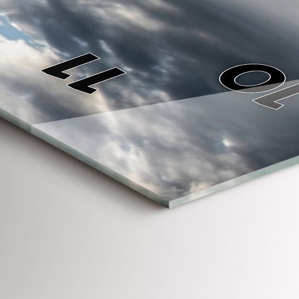 Vertical wall clock Gondola in Venice