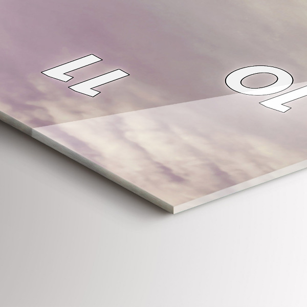 Vertical wall clock Vintage car