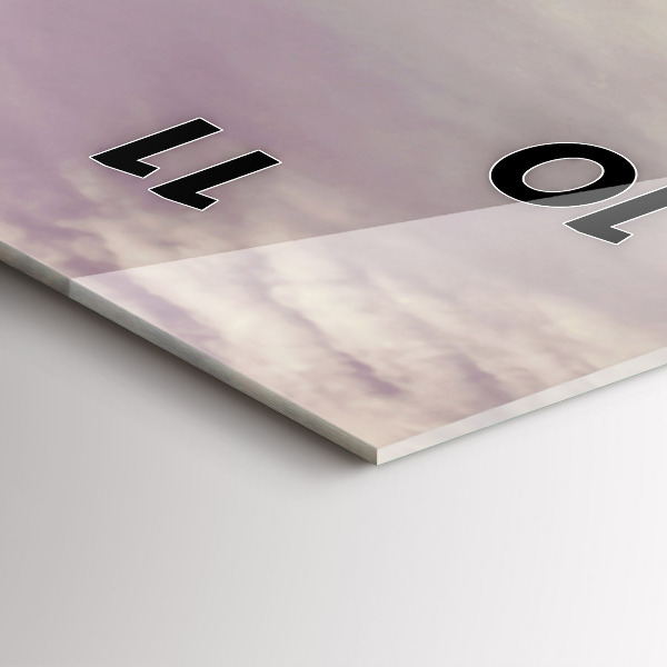 Vertical wall clock Vintage car