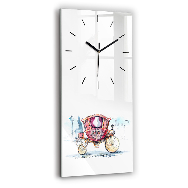 Vertical wall clock The Queen's Ancient Carriage