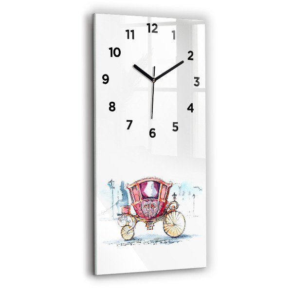 Vertical wall clock The Queen's Ancient Carriage