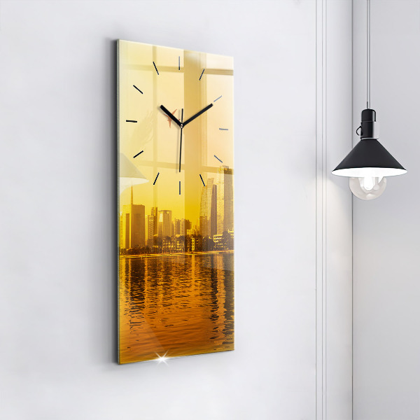 Vertical wall clock Zhujiang River China