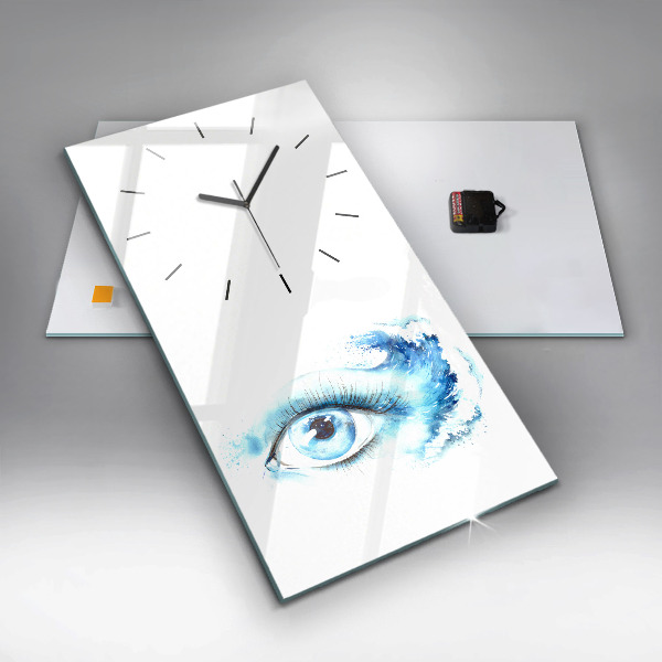 Vertical wall clock Sea Eye