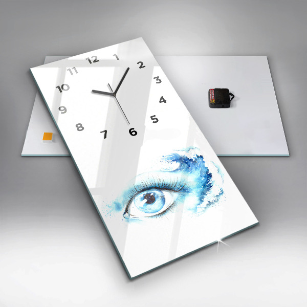 Vertical wall clock Sea Eye