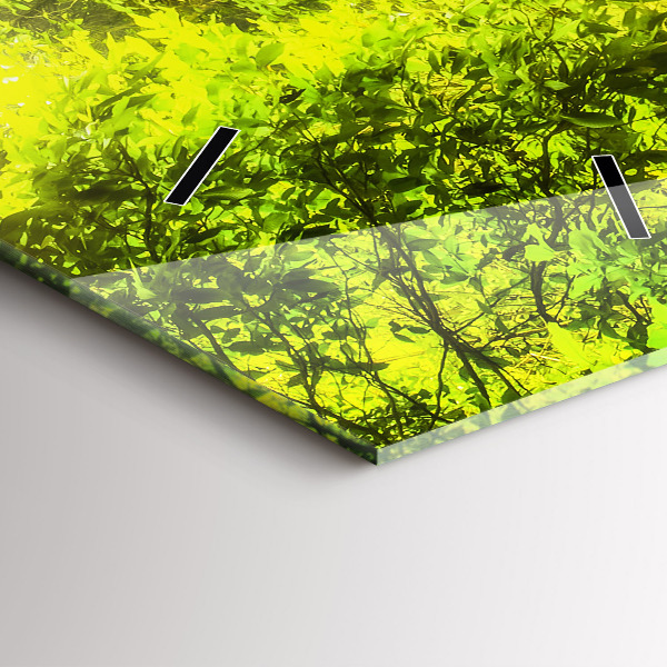 Vertical wall clock Waterfall in Thailand