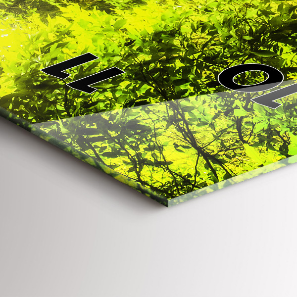 Vertical wall clock Waterfall in Thailand