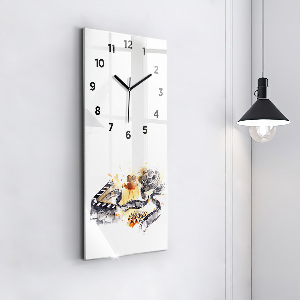 Vertical wall clock Cinematography camera