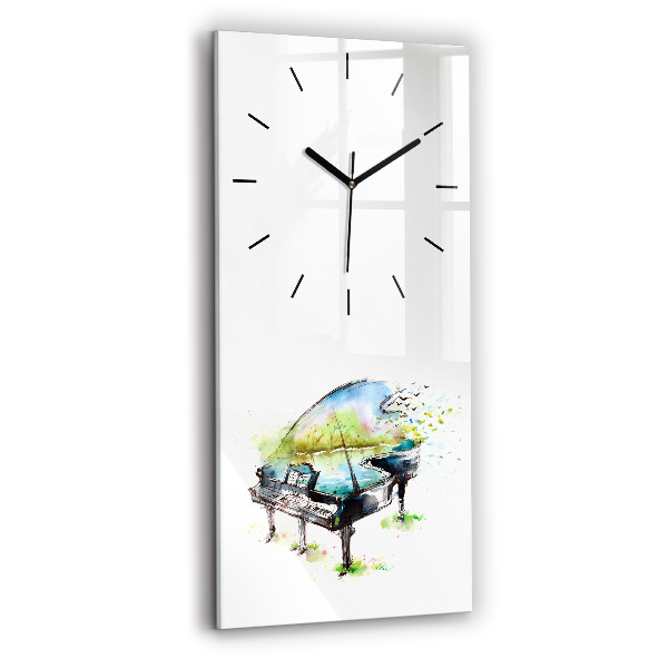 Vertical wall clock Illustration 4 Seasons